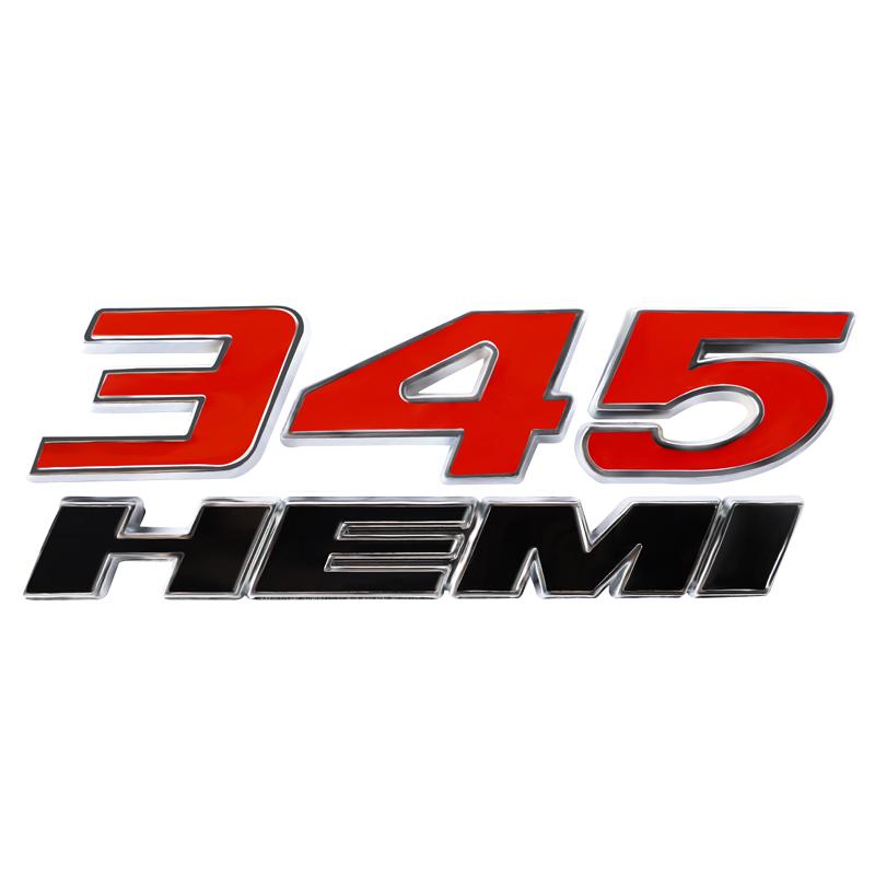 1 шт. 3D металлические наклейки багажник автомобиля 345 392 эмблема HEMI для Dodge Challenger Ram Charger Caliber Journey Caravan Chrysler Dart
