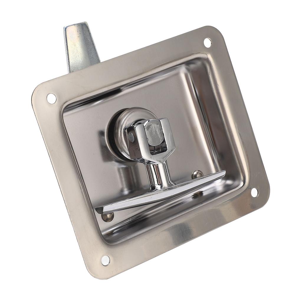 Защелка с Т-образной ручкой из нержавеющей стали высокой прочности для двери грузовика, прицепа, автофургона, ящика для инструментов