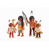 PLAYMOBIL - Couple d'Indiens Avec Enfants - Modèle Couple d'Indiens Enfants - Mixte - A Partir De 4 Ans