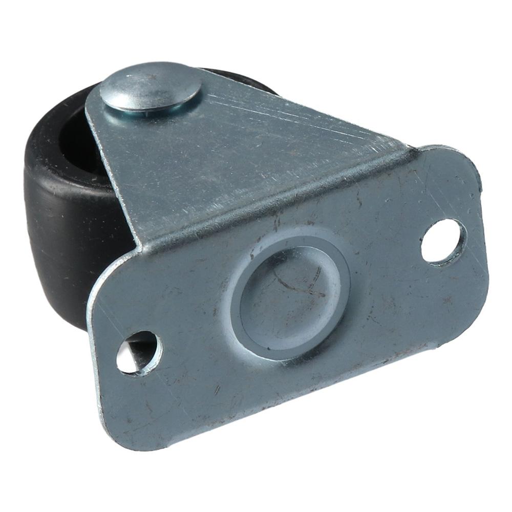 4 шт. черные резиновые колесики, маленькие колеса тележки, сверхмощные мебельные ролики, набор верстаков