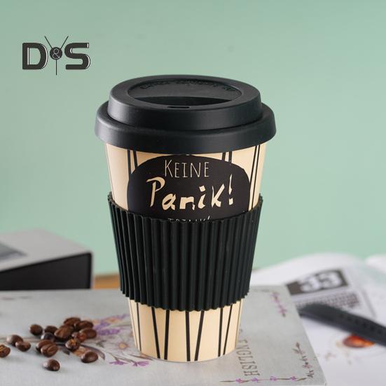 470 мл кофейная кружка, дизайнерская изоляция, бамбуковое волокно, разлагаемая чашка для воды для путешествий