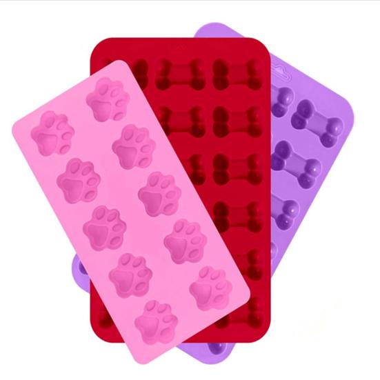 Силиконовая форма для торта, форма кошачьей лапы, кость 45217, полости, антипригарное пищевое качество, легко снимается, сделай сам, пудинг, шоколадные конфеты, желе