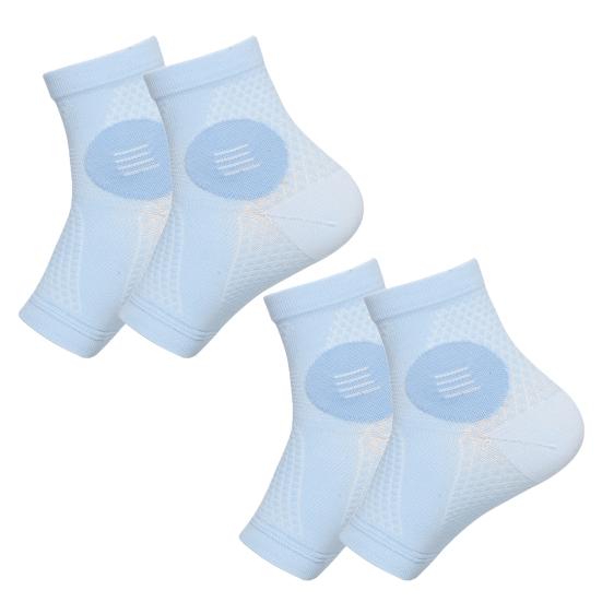 2 пары носков для невропатии, дышащие мужские и женские обезболивающие, компрессионные рукава для ног, без пальцев, артрит, защита лодыжки, поддерживающий бандаж