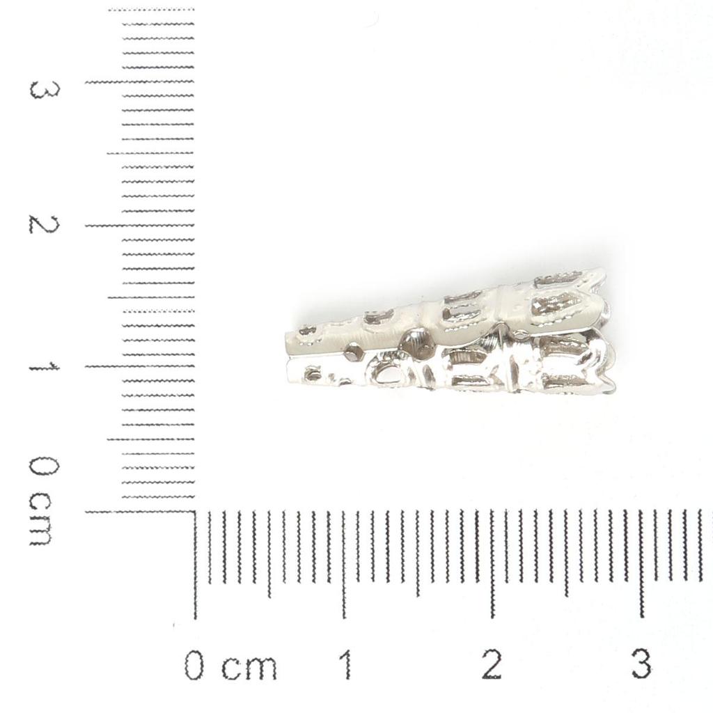 Mix Color Metal Flower Petal End Spacer Hallow Beads Caps Charms Bead Cups For Jewelry Necklace Making Supplie