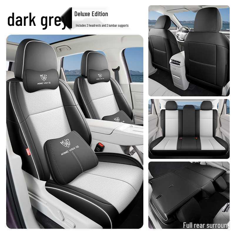 Compatible Leapmotor LAFA5 Seat Covers: Full Coverage Perforated Leather Cushions for All Seasons, Fits 26 Models