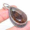 Lodolite Quartz Handmade 925 Sterling Silver Jewelry Pendant 2.01" n2D07