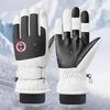 Velvet Cycling Gloves Waterproof Hands Cover Elegant Winter Skiing Gloves  Outdoor
