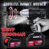 12800mAh 108VF 320N.m LED Lighting Rechargeable Brushless Cordless Electric Impact Wrench Drill ScrewDriver