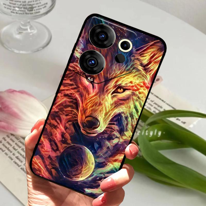 Чехол для Tecno Camon 20 Premier Крутые Животные Ударопрочный Мягкий Силикон ТПУ Чехол для Телефона Для Tecno Camon20 Premier 5G CK9n Fundas