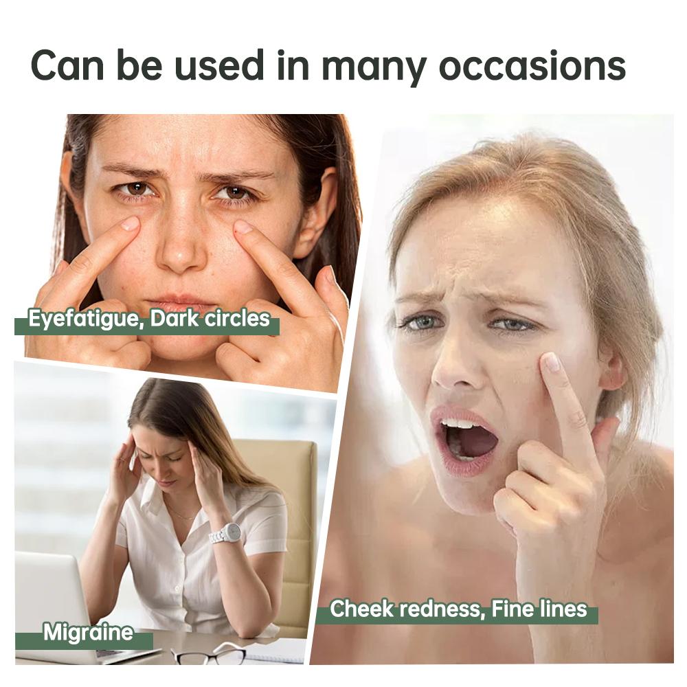 Natural Jade Stone Face Mask | 0 Electricity | Reduce Puffiness & Dark Circles | Migraine & Eye Fatigue Relief