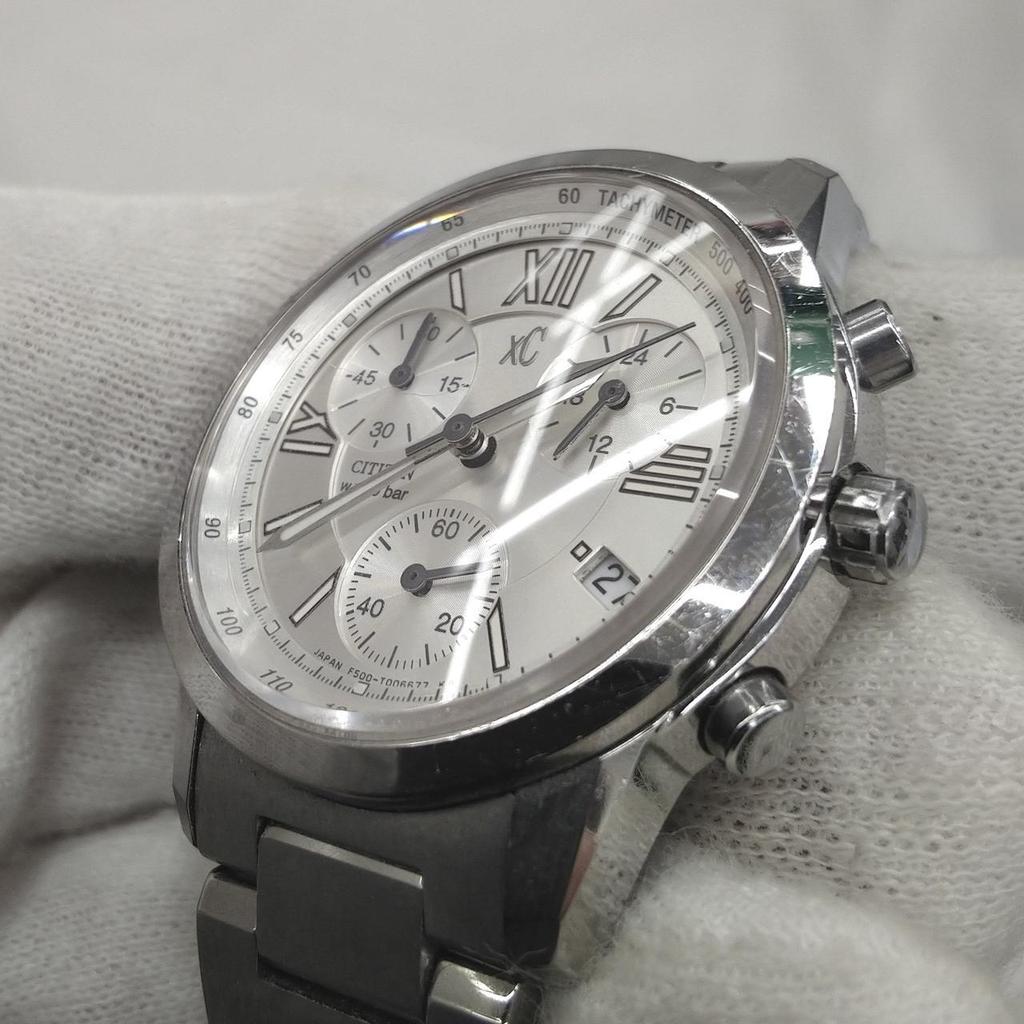Б/у Кварцевые часы CITIZEN XC F500-T002382