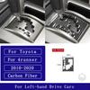 For Toyota 4runner 2010- Carbon Fiber Central Gear Shift Display Panel Cover Car Accessories Interior Decorative Stickers