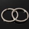 10Pcs/Pack 25/28/30/32mm Connectors Clasps Keychain Split Key Ring Chain Loop Stainless Steel