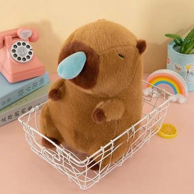 Плюшевая игрушка капибара 23 см, автомат для захвата кукол, свадебный подарок, мероприятие на ежегодном собрании, мягкая игрушка-подушка
