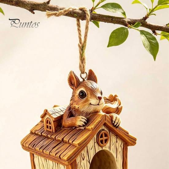 Кормушка для диких птиц, смоляная кормушка для белок, подвесная на улице, синтетическая, для сада, заднего двора, патио, прочная