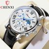 New TOP Brand Luxury Men's Watch With Box Multifunctional Men's Business Watch Calendar Waterproof Men's Quartz Watches