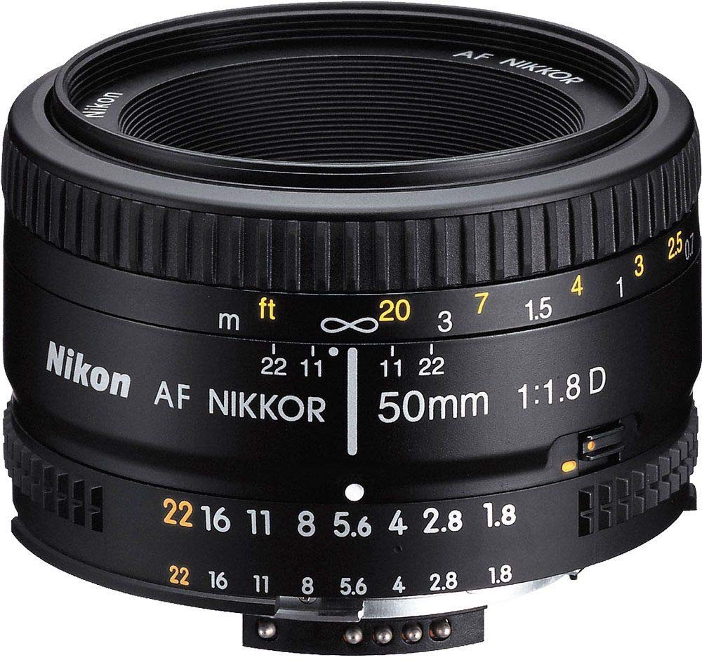 Nikon Single Focus Lens Ai AF Nikkor 50mm Full Size Compatible F1.8D