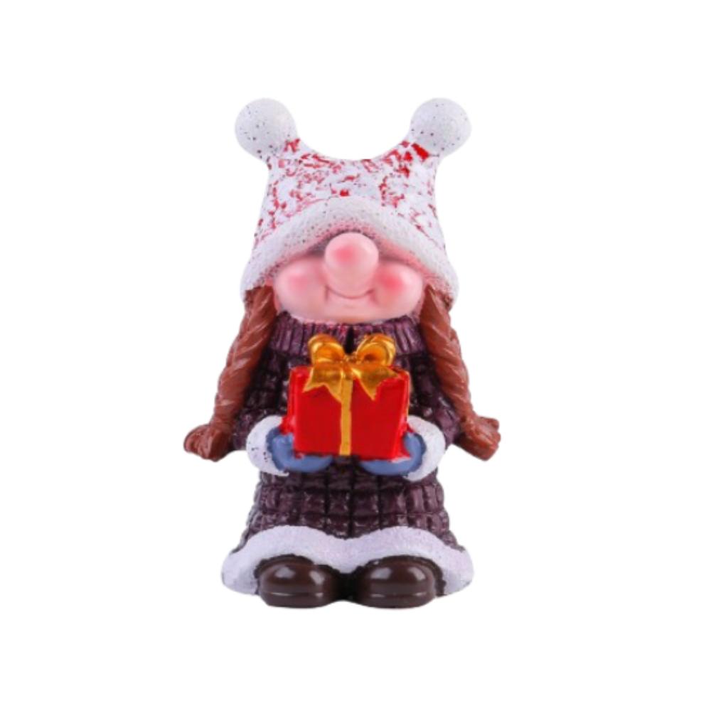 Resin Crafts Christmas Gnomes Statues Cute Merry Christmas Decorations  New Year Gift