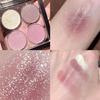 Clear Earth Color Taro Mud Серый Фиолетовый Четырехцветные тени для век Телесный макияж Высококачественный цвет Sense Earth Водонепроницаемы и легко носить с собой