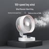 2025 Circulating Fan: 100-Speed Stepless Control, Rechargeable, Portable, Wall-Mounted Desktop Fan