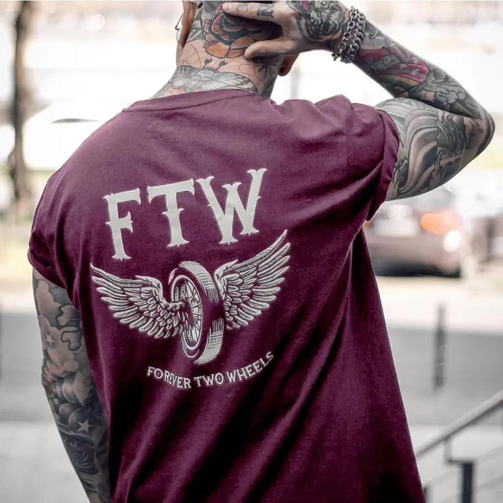 2024 Men's Summer Hipster Hign Street Graphic Pattern Printed T-shirt Man Short Sleeved Fashion Fallow Style Custom Design Tees