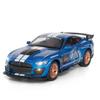 With Display Base 1/32 Alloy Die-cast Mustang Automobile GT500 Car Model Simulation Sound and Light Children's Toy Car Boy Gift Christmas Gift