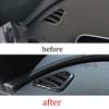 Dashboard Side Outlet Vent Carbon Fiber Cover Trim -23 Fit For Benz C-Class