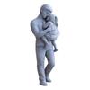 3D Printed Father and Girl Statues Standing Nordic-Style Ornaments  Father's Day