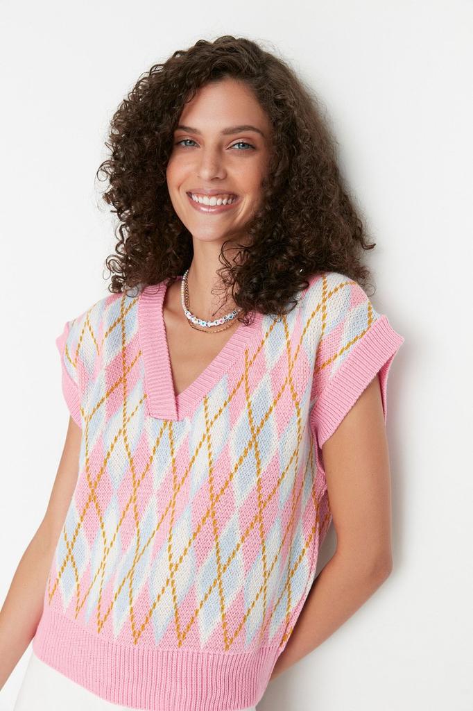 Women's Fashionable Stylish Sweater Black Wide Fit Knitwear Sweater