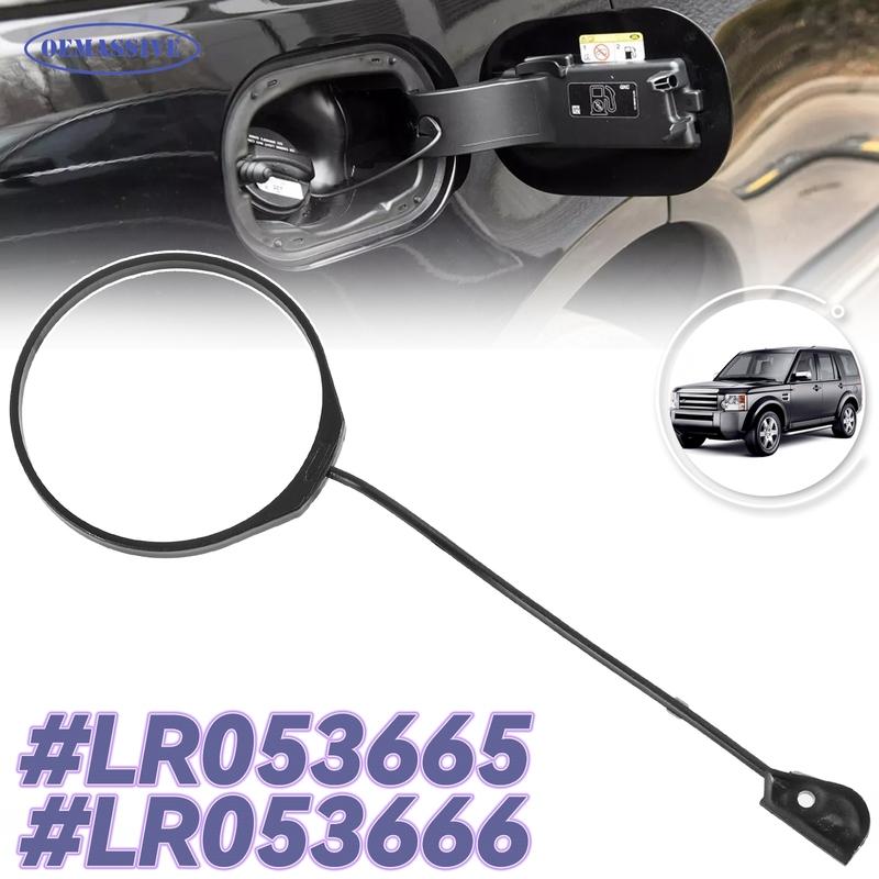 #LR053665 LR053666 Fit For Land Rover Discovery Range Rover Sport Evoque Jaguar XF Fuel Filler Gas Rope Cap Tether Rubber Strap