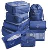 9 PCS Travel Luggage Packing Organizers, Packing Cubes For Suitcase, Travel Essentials Bag, Suitable For Clothes, Shoes, Toiletries Storage Bags