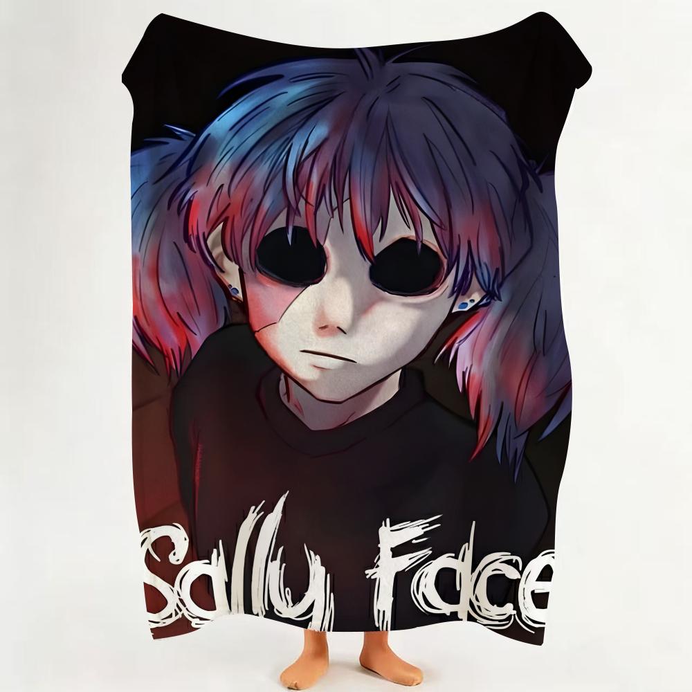 Game S Sally F Face Throw Flannel Throw Blanket Suitable for Sofa Living Room Bedroom