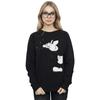 Disney Womens/Ladies Mickey Mouse Cut Sweatshirt