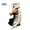 Halloween Party Decoration Dinosaur Skeleton Costume, 3D Spinosaurus Skull Masque Headpiece And Spine, Prop Plush Hood Costume for Halloween, Cosplay,