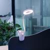 Настольная лампа Светодиодная настольная лампа Сенсорный держатель Гибкий настольный светильник 3 цвета с регулируемой яркостью USB-лампы Защита глаз для учебы Гостиная