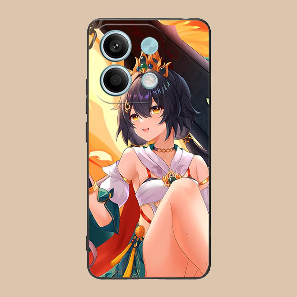HSR Yunli Matte TPU Mobile Phone Case for POCO F8 F7 F6 F5 F4 F3 F2 Pro GT C75 C71 C65 C61 C40 Pro Ultra Colorful Cover