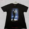 Футболка Майкл Джексон Унисекс Средний Черный Лунная Походка Billie Jean Винтажная Дышащая Универсальная Дизайнерская Одежда Homme