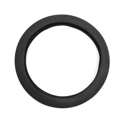 ACROPIX Чехол на руль автомобиля Резиновый Противоскользящий Удобный Универсальный Внешний диаметр 32 см Черный 1 шт.