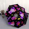 1pc Halloween Hello Kitty Automatic Cute Umbrella 8-Bone Design Compact Gear for Outdoor Travel, Perfect Helloween Chrismas Gift for Friends or Family