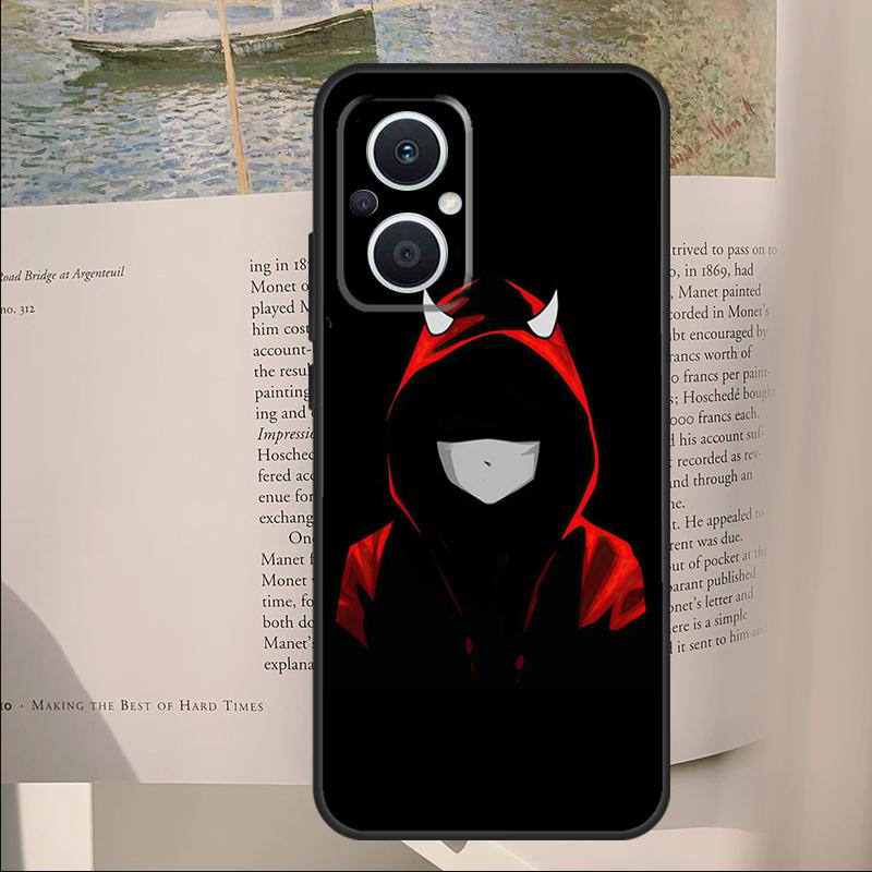 Чехол Аниме Дьявол Плохой Парень для OPPO Reno 14F 13F 12F 11F 10 11 12 14 Pro 7 8 Lite OPPO Find X9 X6 X5 X8 Pro