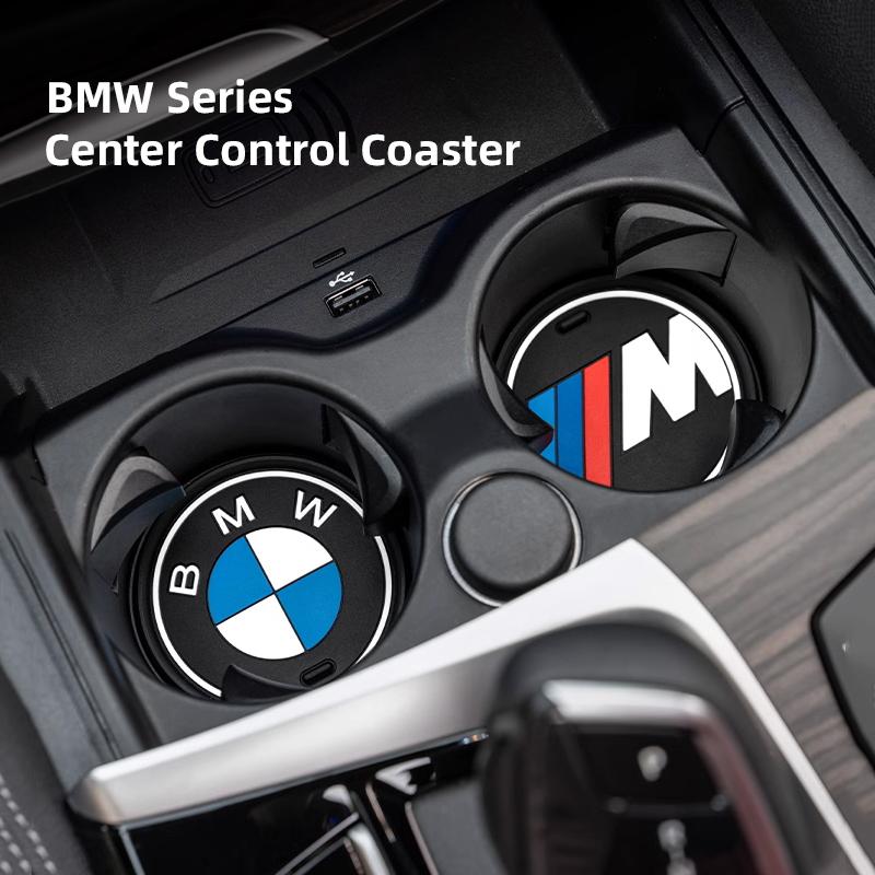 2Pcs Car Coasters Silicone Non-Slip Water Cup Mats For BMW G30 G32 G01 G02 G05 G06 G07 G26 G23 G22 F40 F20 G08 G16 glasses clip FY0