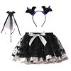 Wand Kids Halloween Costume with Hat Halloween Children's Witch Dress  Halloween Decoration