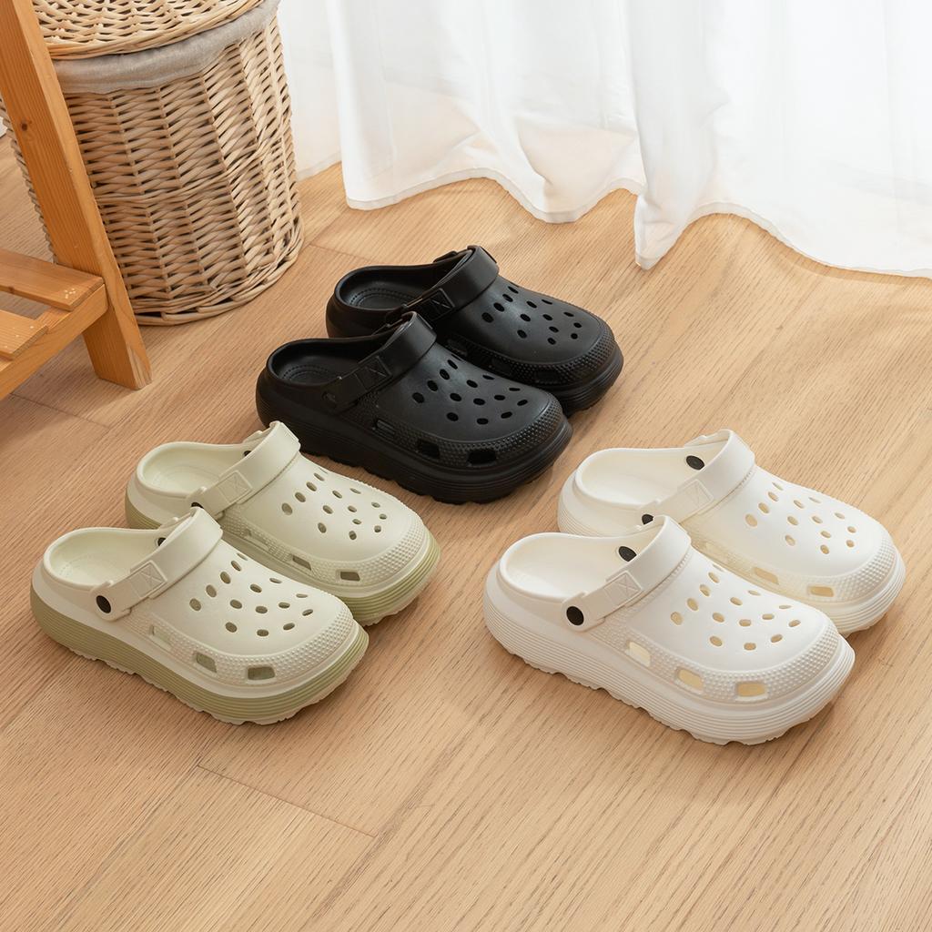 Platform Women Clogs Shoes Summer Beach Thick Bottom Sandals Fashion Comfortable Clogs Indoor Outdoor Men Hole Shoes