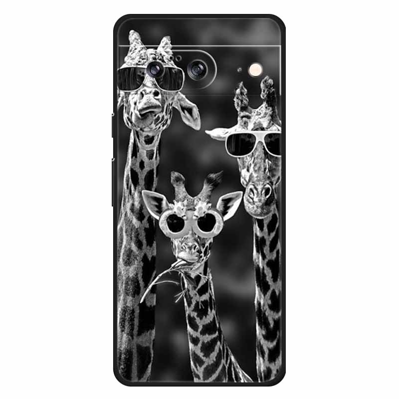 Для Google Pixel 8 / 8pro Чехол Мягкий Силикон Лев Сова Роскошные Задние Крышки Для Google Pixel 8 Pro Чехлы Pixel8 Мультяшные Корпуса