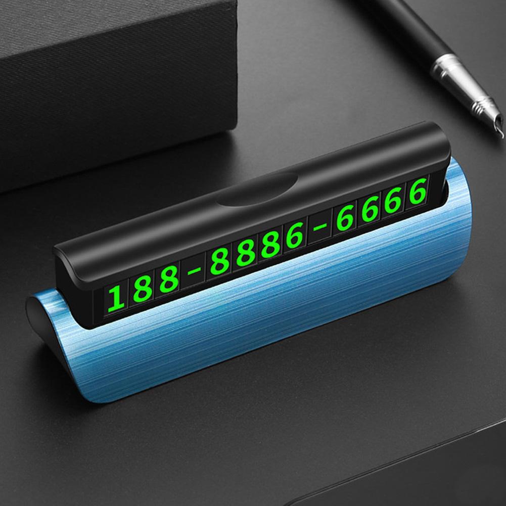 Скрытый светящийся автомобильный номерной знак, автомобильная наклейка, ночник, номер телефона в автомобиле для стайлинга автомобилей, временная парковочная карта