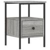 VidaXL Bedside Tables 2 Pcs Sonoma Grey 34x36x50cm Engineered Wood 826050
