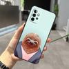 Funny Sloth Case For Samsung Galaxy A22 A32 A52 A15 A16 A05 A26 A36 A56 A53 A33 A13 A34 A54 A14 A35 A55