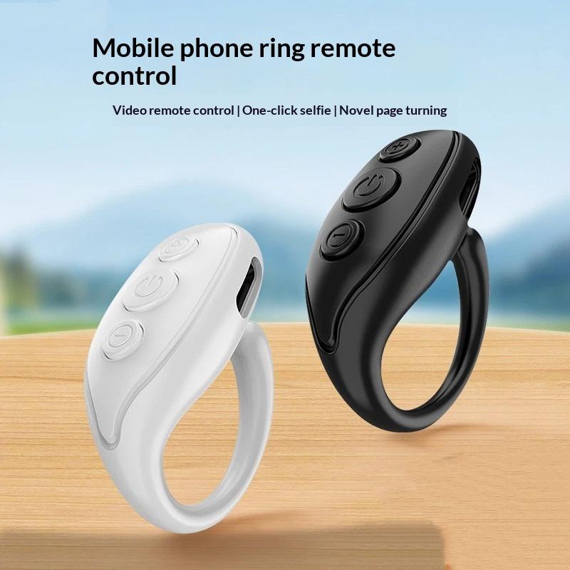 1 Set Short Video Page Flipping Like Device Fingertip Video Bluetooth Controller Mobile Phone Remote Control Ring Controller