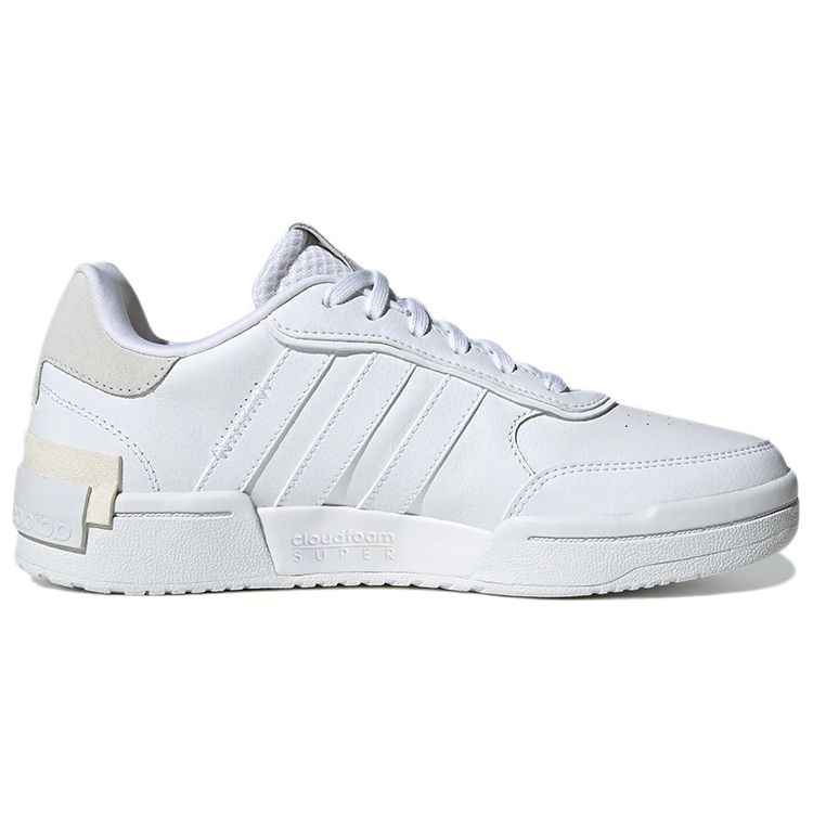 Adidas Neo Postmove Синтетическая кожа Нескользящие Износостойкие Низкие Кеды для скейтбординга Женские Кроссовки Белые GZ6783