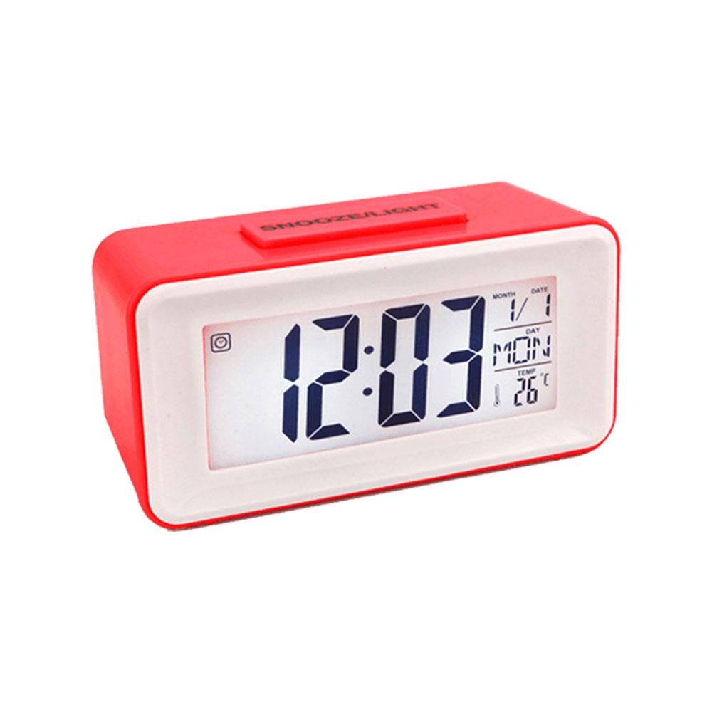 Simple Home Digital Electronic Clock 12/24 Hours Voice Control Backlight Multifunctional Bedroom Bedside Children's Decoration
